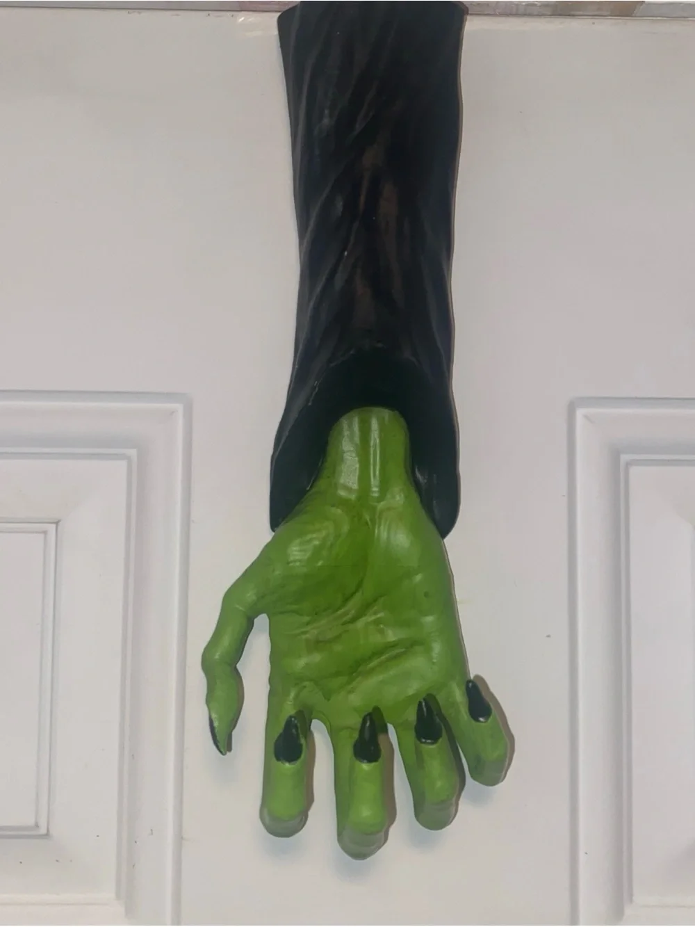 Witch Hand Arm Halloween over the door Wreath hanger holder hook